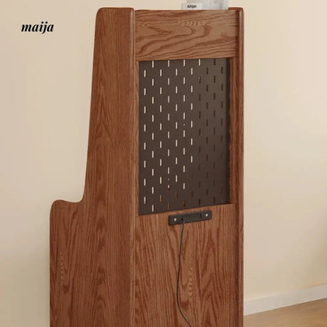 Memory Solid Wood Bedside Table from AI