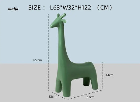 LOWERLEFT Giraffe Kids Shoe Stool from Lower Left