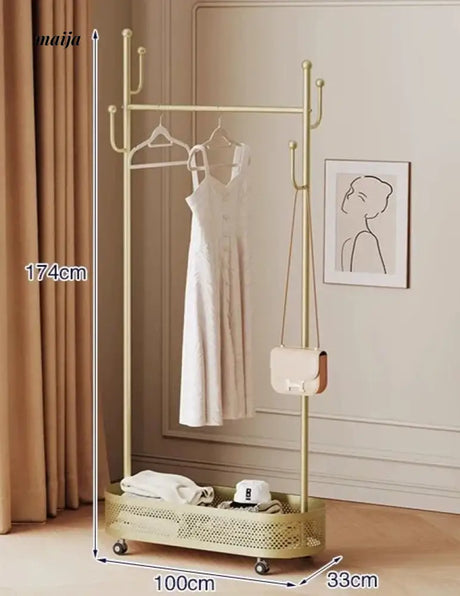 Marshall Load-Bearing Coat Hanger with Basket from AI