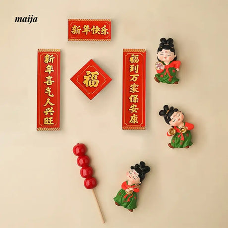 LIVETAI Chinese Festive Fridge Magnet from LIVETAI