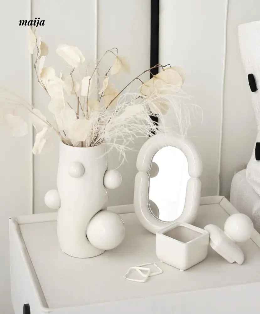 Marshmallow Ceramic Tissue Box from maija