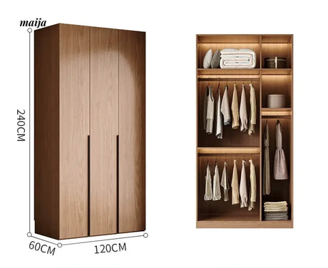 MEIHOUSE French Glass Door Romantic Bedroom Wardrobe Cabinet from MEIHOUSE