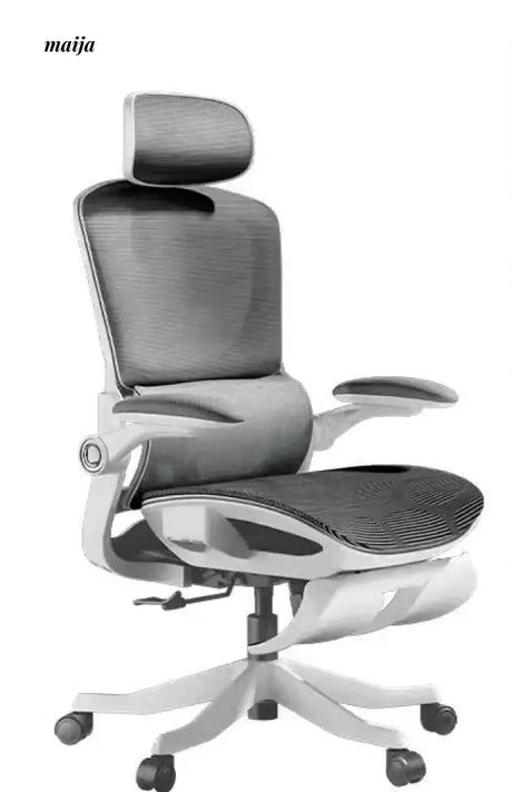 Black and White P53 Computer Chair from Hbada