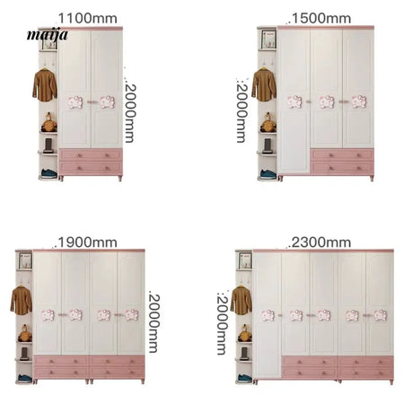 BETTYLEI Pink Kitty Children's Wardrobe from BETTYLEI