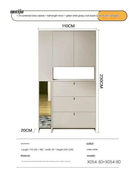 Noble Ultra Thin Shoe Cabinet from MODENG