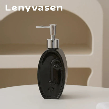 LENYVASEN Iris Ceramic Shower Gel Bottle from LENYVASEN
