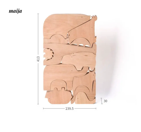 MUMO Mia Wooden Brainteaser Toy Set from MUMO
