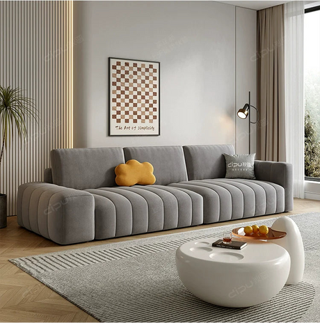 DIPU Landry Scandinavian Cream Modern Sofa from DIPU