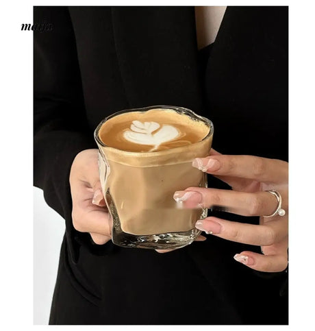 ANFAN Coffee Car Design Glass Wine Cup from OKADA YAKI