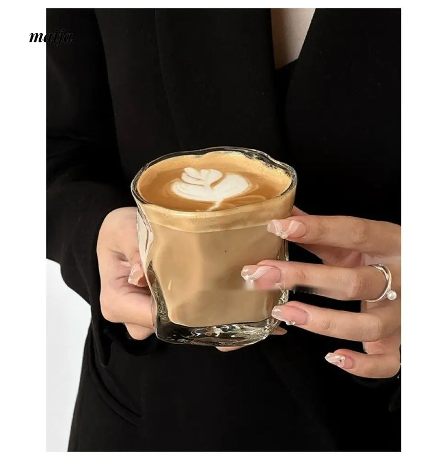 ANFAN Coffee Car Design Glass Wine Cup from OKADA YAKI