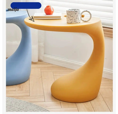 LOWERLEFT Modern Corner Side Table from Lower Left