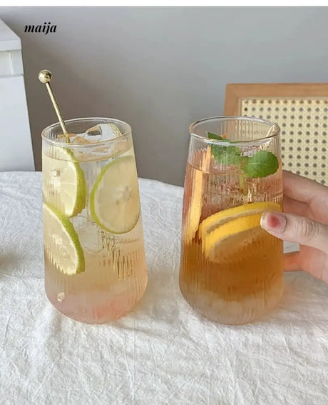BANKE Summer Fruit Tea Coffee Glass Cup from BANKE