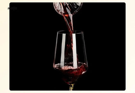 Crystal Wine Glass Set with High-end Leather Box from maija