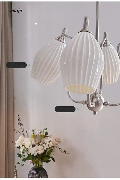 NANCY Ceramic Chandelier British American Retro Style from NANCY