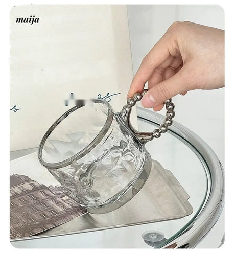 BANKE Silver Advanced Glass Coffee Cup from BANKE