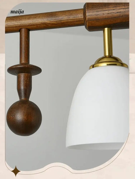 NANCY French Solid Wood Wabi-Sabi Chandelier from NANCY