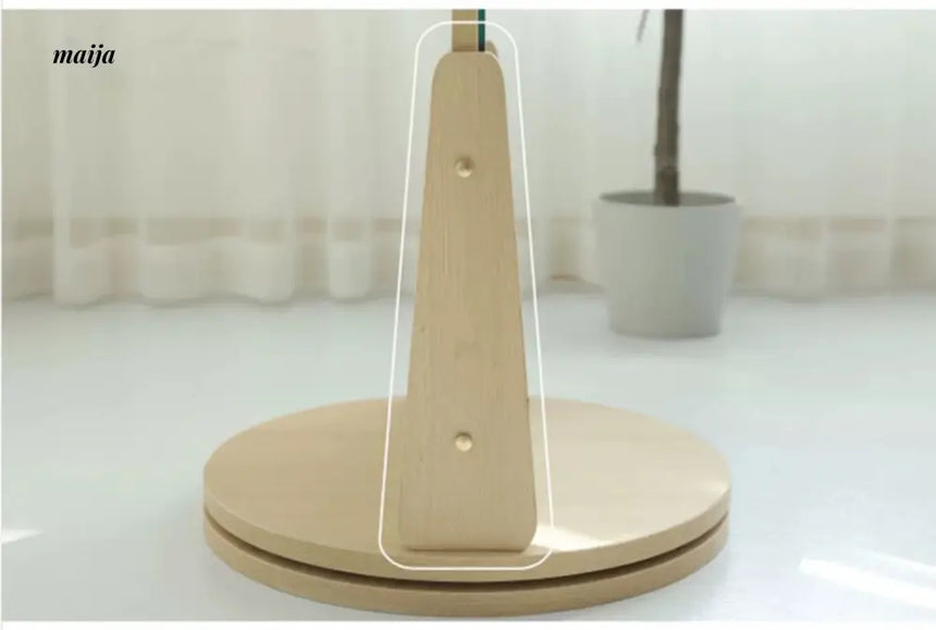 OGI NO RYOHIN Full-Body Mirror with Cave Plate Stand from OGI NO RYOHIN