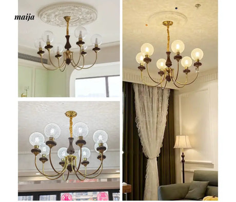 NANCY Retro Ceiling Lamp for Bedroom French American Style from NANCY