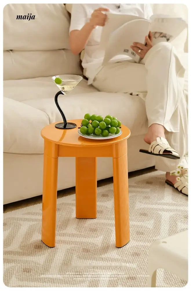 LOWERLEFT Designer Low Round Stool from HOBBYTREE
