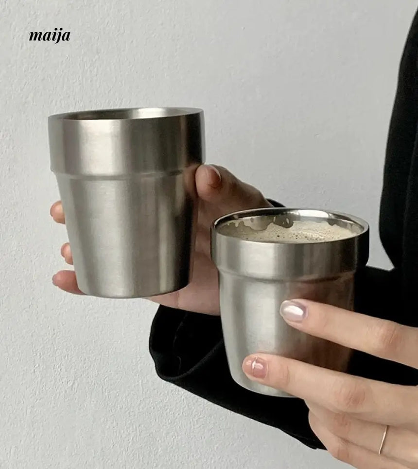 BANKE Stainless Steel American Coffee Metal Cup from BANKE