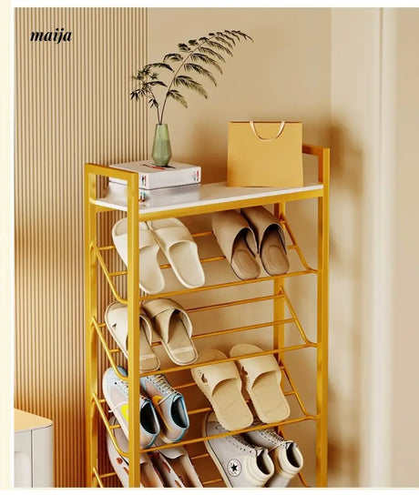 YUJIA Nordic Iron Shoe Rack Multi-Layer Storage from YUJIA