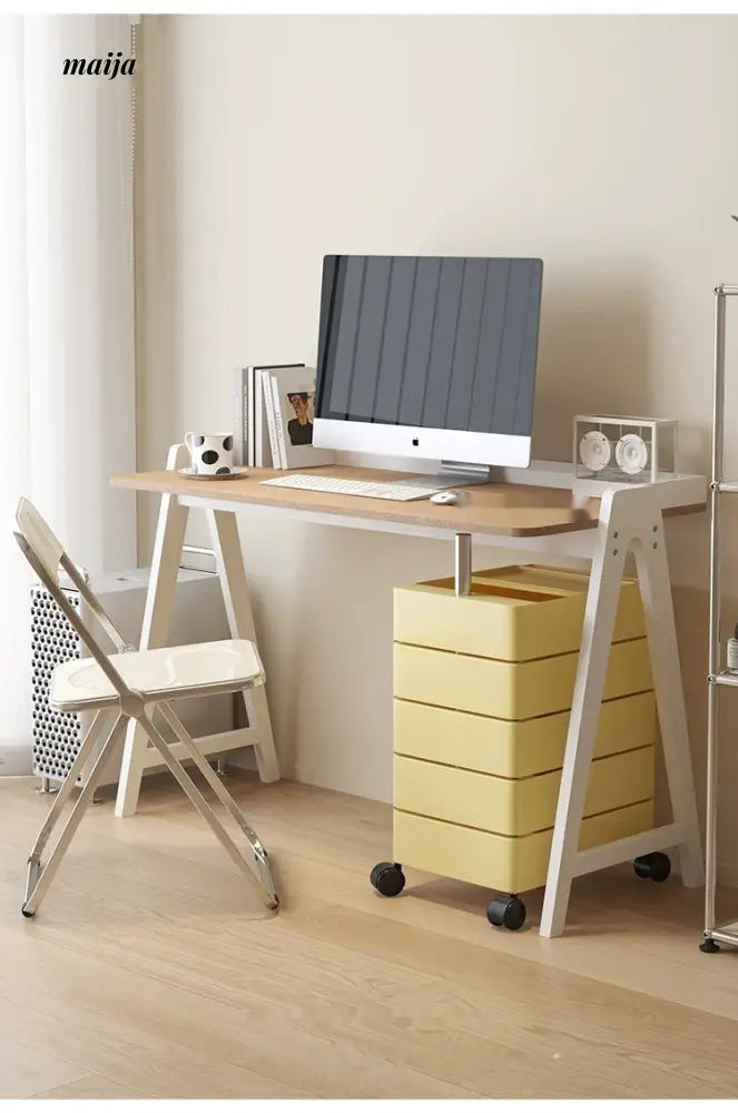 LOWERLEFT Solid Wood Writing Desk from Lower Left