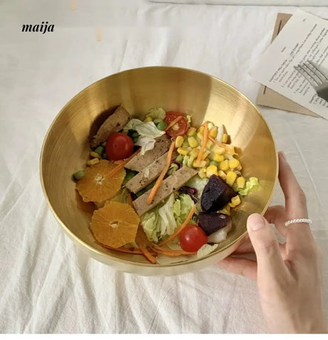 BANKE Stainless Steel Big Tableware Metal Fruit Home Use from BANKE