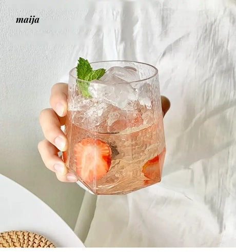 BANKE Hammer Glass Water Fruit Drink Cup from BANKE