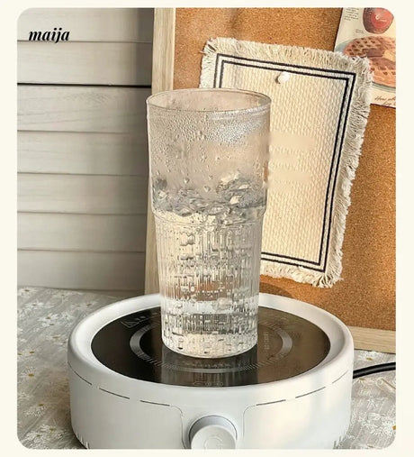 BANKE Large Capacity Glass Cup with Lid and Straw from BANKE