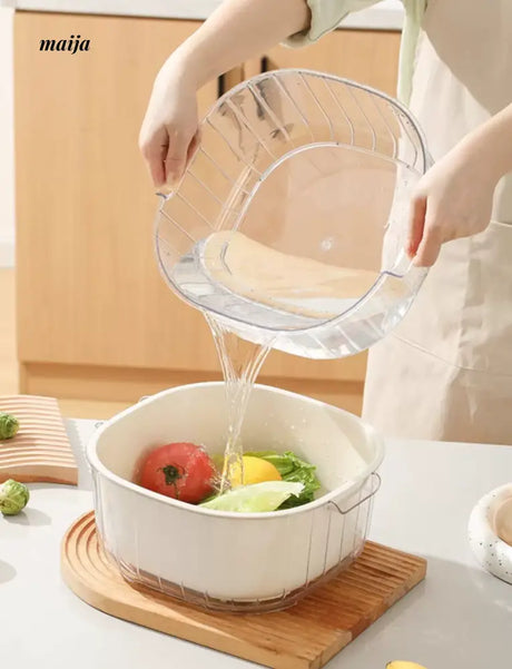 CAROTE Double-Layer Kitchen Drying Rack from CAROTE