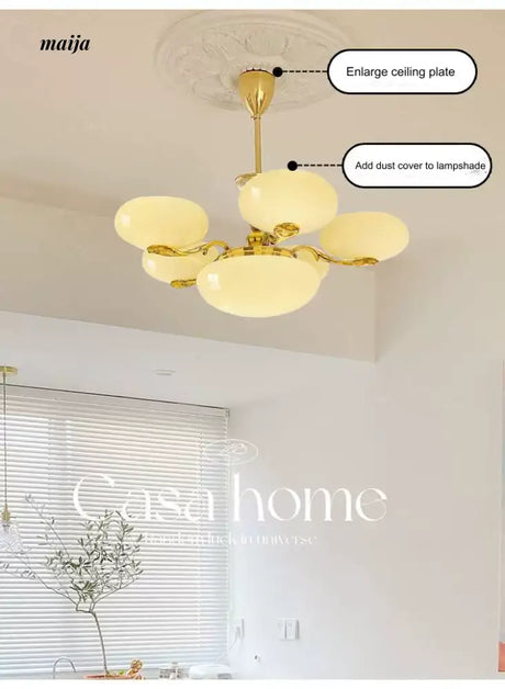 NANCY Art Deco Chandelier French Retro Style from NANCY