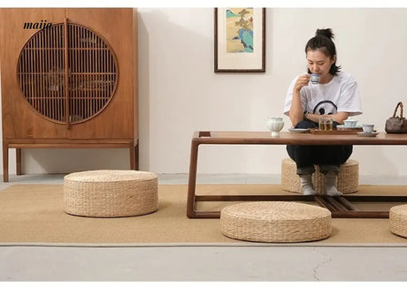SOPHORA Cattail Japanese Style Straw Cushion from SOPHORA