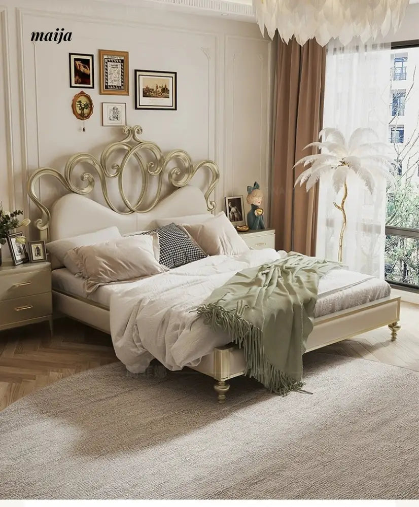 JANE FINA Princess Frame Solid Wood Bed from JANE FINA