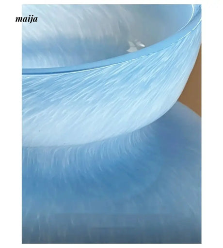 GUIFOU Sunny Blue Art Glass Vase from GUIFOU