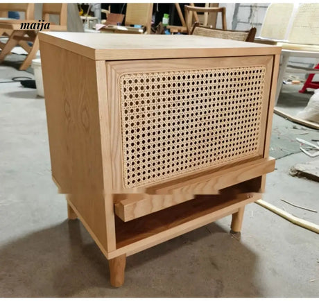 RATTAN CRAFTSMAN Wooden Bedside Cabinet from RATTAN CRAFTSMAN