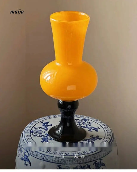 GUIFOU High Foot Lily Glass Vase from GUIFOU