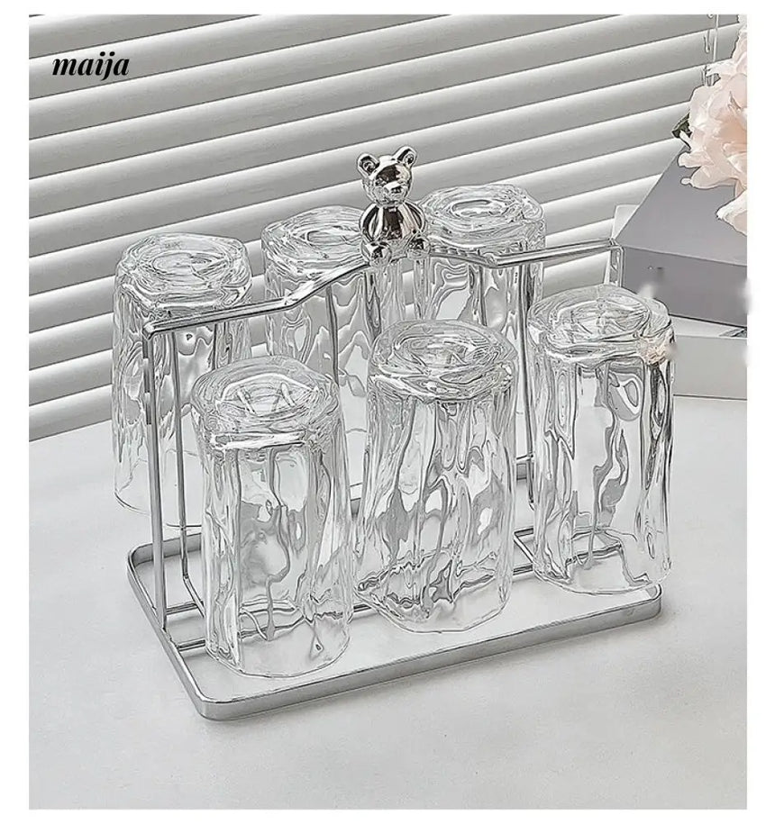 BANKE Cute Glass Holder Drying Rack from BANKE