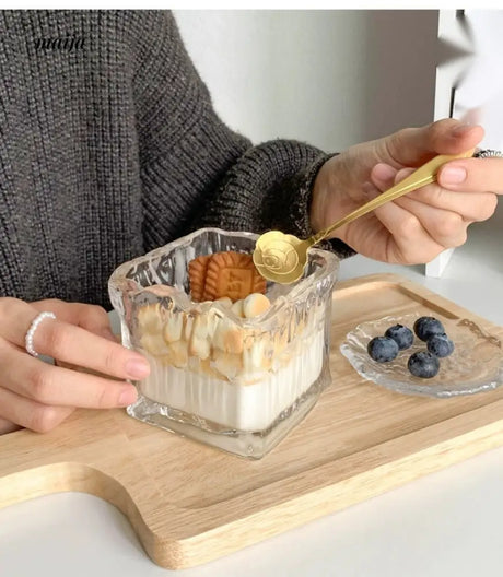 BANKE Large Capacity Breakfast Glass Ice Cream Cup from BANKE
