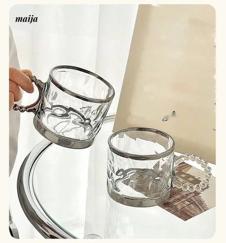 BANKE Silver Advanced Glass Coffee Cup from BANKE