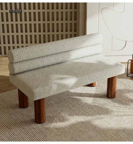 SMALL HIBISCUS Solid Wood Bench Shoe Rack from SMALL HIBISCUS