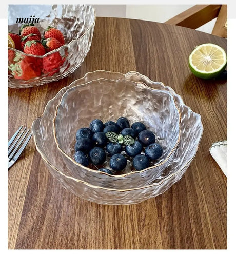 BANKE Transparent Crystal Glass Salad Bowl from BANKE
