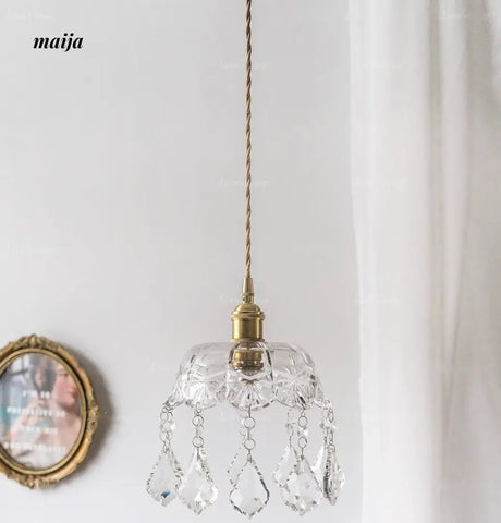 LYNN Retro Brass Ceiling Light from Lynn's Lamp