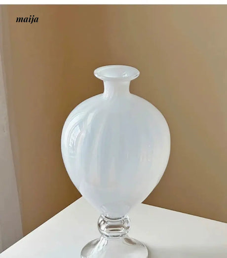 GUIFOU Vintage Glass Art Vase Pair from GUIFOU