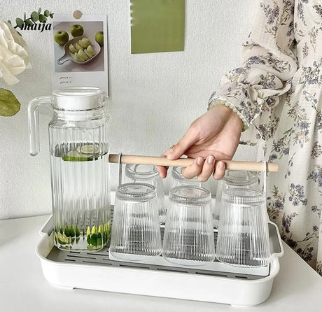BANKE Glossy Glass Holder Storage Drying Rack from BANKE