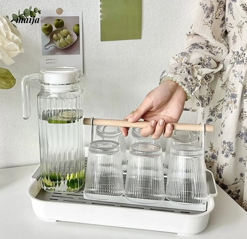 BANKE Glossy Glass Holder Storage Drying Rack from BANKE