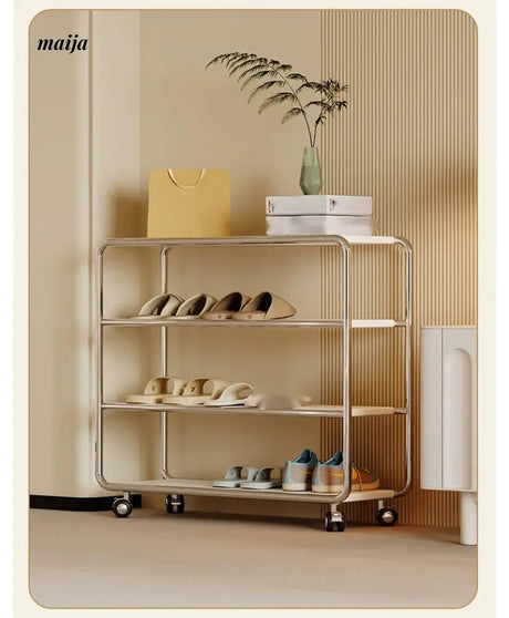 YUJIA Stainless Steel Multi-Layer Shoe Storage Cabinet from YUJIA