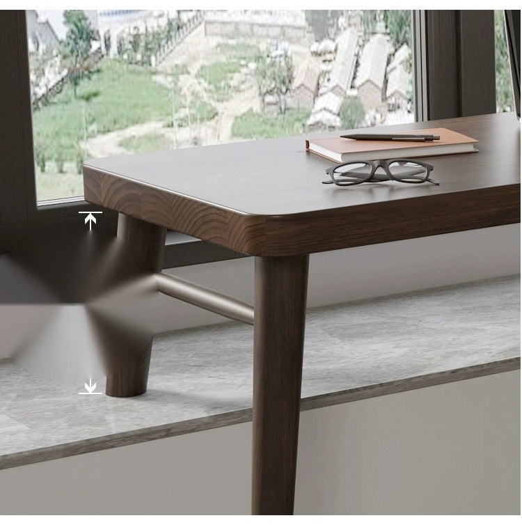 SUNX Full Wood Bay Window Desk from SUNX