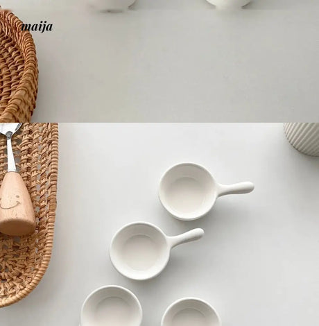 BANKE Ceramics Tomato Sauce Dip Plate from BANKE
