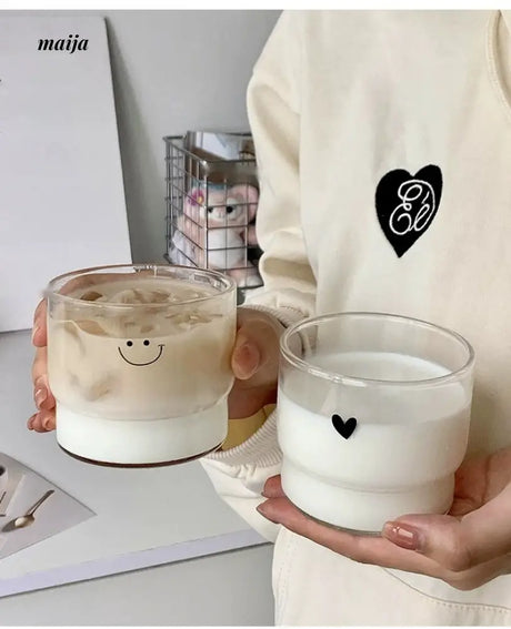 BANKE Smile Coffee Glass Cup from BANKE