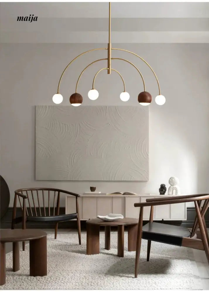 CH LIGHTING Scandinavian Copper Bar Ceiling Lamp from CH LIGHTING
